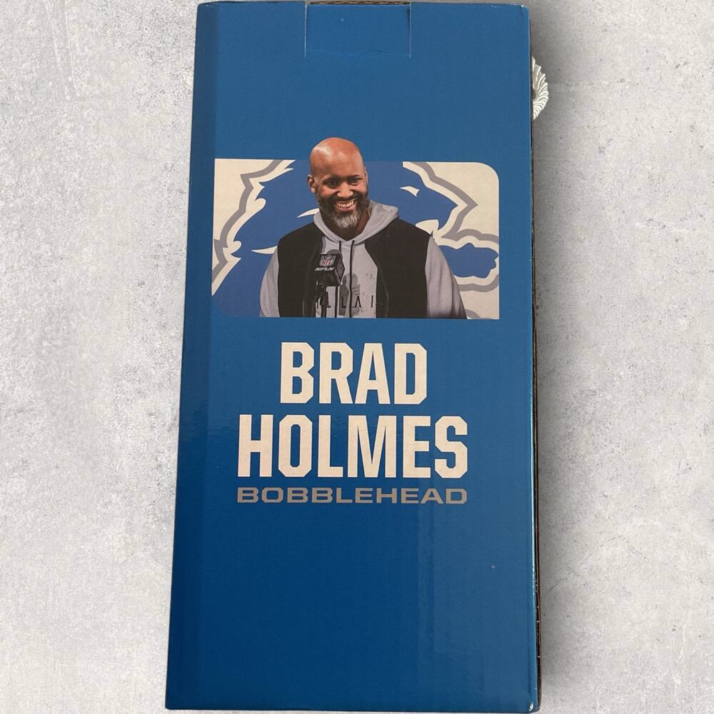 Detroit Lions Brad Holmes Bobblehead Stadium Giveaway NFL Collectible NIB